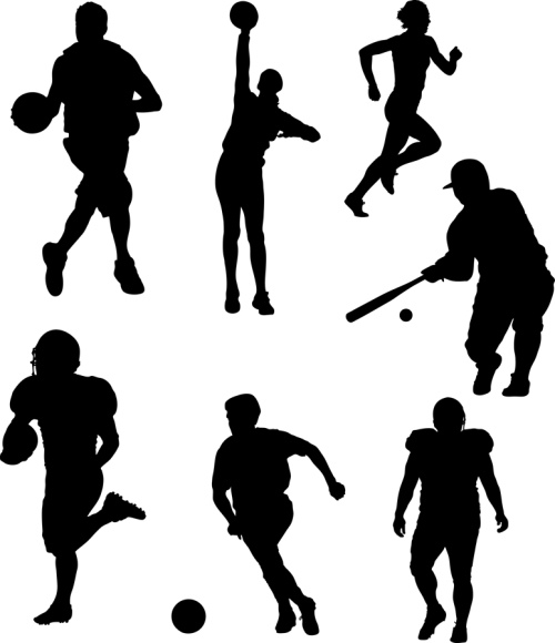 sports-silhouettes